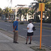 Attendre le bus en talons hauts / Waiting for the bus in high heels.  - Recadrage