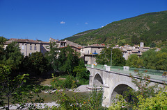 le village de Saillans (Drôme)