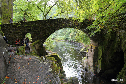 The bridge at Ossian's Falls