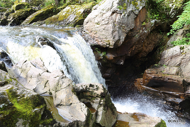 Falls on The River Braan at The Rumbling Bridge