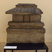 Cinerary Urn Shaped like a House with an Atrium on a Tall Podium in the Museum of Roman Civilization in EUR, July 2012