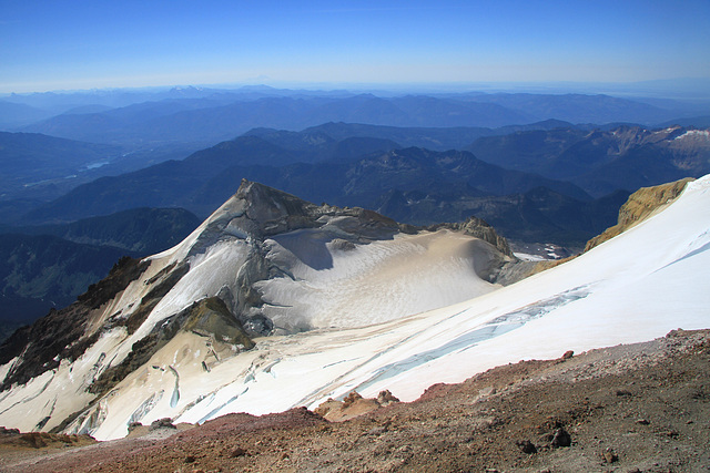 Sherman Peak and Sherman Crater