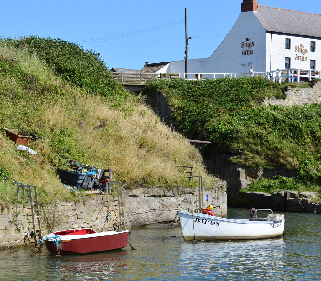 Seaton Sluice Harbour, Northumberland.