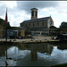 fenced off canalside