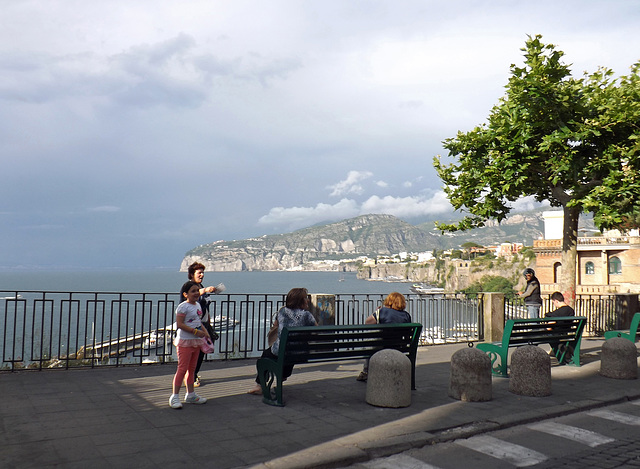 View of the Bay of Naples from Sorrento, June 2013