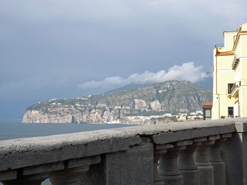 View from the Terrace Above the Harbor in Sorrento, June 2013