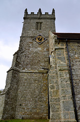 All Saints Church Godshill - the church tower