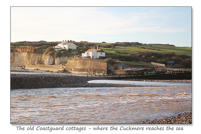 The old Coastguard cottages  - Cuckmere - 24.11.2014
