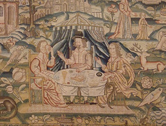 Detail of a Panel with Scenes from the Story of Samuel in the Metropolitan Museum of Art, February 2012