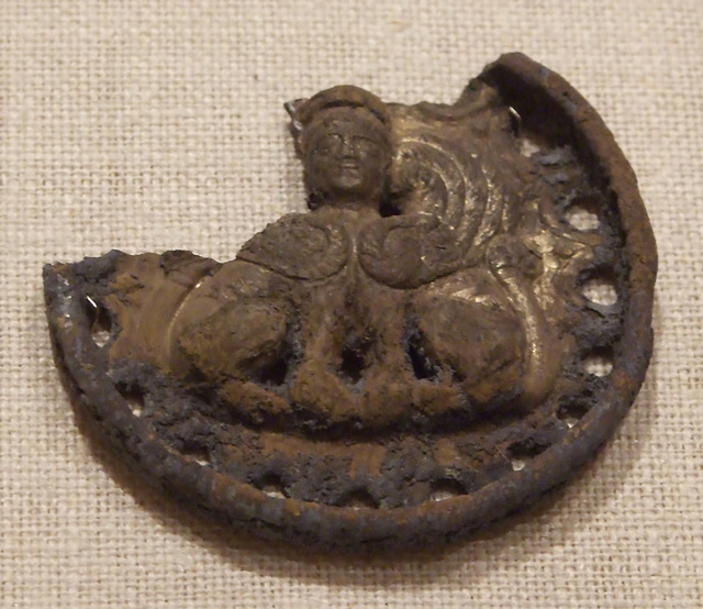 Two Gilded Silver Roundels and a Plaque in the Metropolitan Museum of Art, September 2011