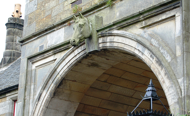 Stable Courtyard, Crawford Priory, Fife, Scotland