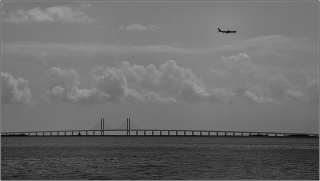 Over the sea