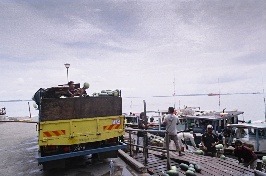 Street life of Sandakan