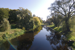 Kanal zwischen die Zitadelle und Kobriner Befestigung