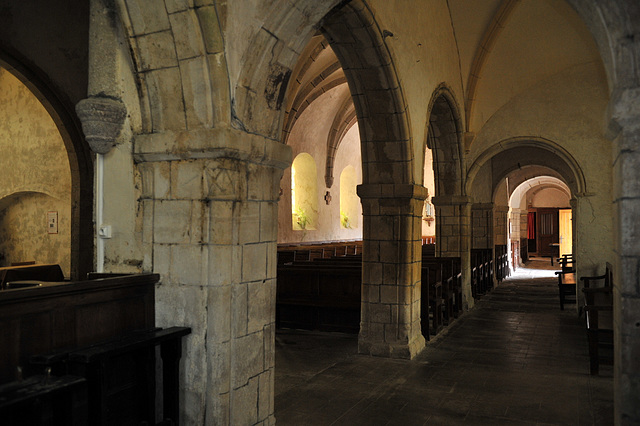 Bas-côté de l'église de Gréville-Hague