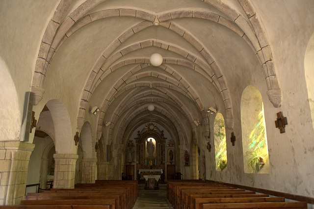 Nef de l'église de Gréville-Hague