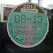 DSCF6458 Irish Republic Motor Tax Disc (on former Dublin Bus 00D 40014)