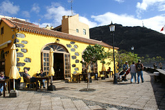 La Palma, Puerto de Tazacorte. Strandlokal. ©UdoSm