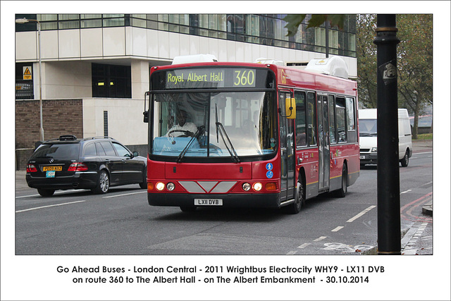 London Central LX11 DVB - London - 30.10.2014