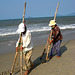 Scène de pêche en mer de Chine