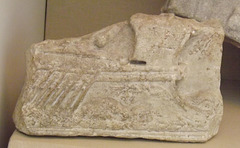 Fragmentary Relief of the Prow of a Roman Galley in the British Museum, April 2013