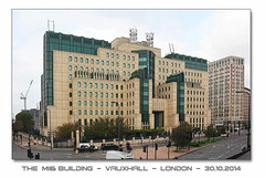 The MI6 building London - 30.10.2014