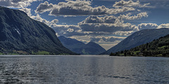 The view over Jølstravatnet.