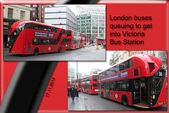 At Victoria Bus Station - London - 17.11.2014