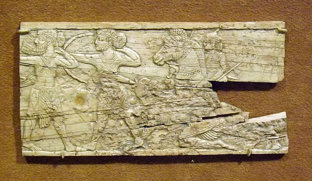 Ivory Panel Fragments in the Metropolitan Museum of Art, February 2014
