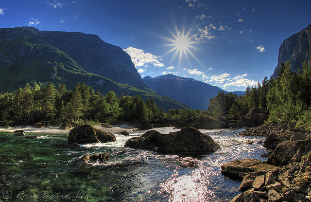 River Rauma and Romsdalen valley.