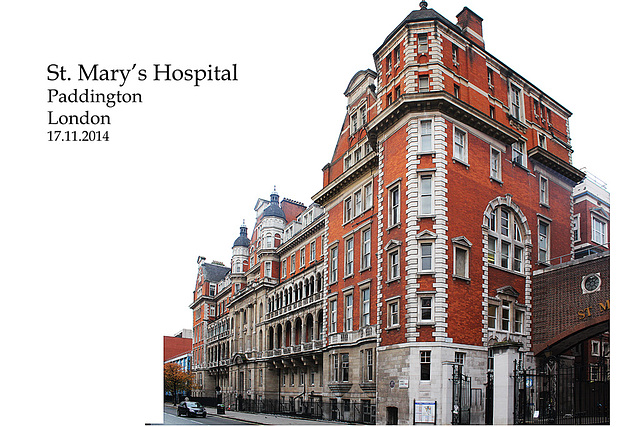 St Mary's Hospital, Paddington - London - 17.11.2014