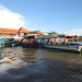 Départ en bateau sur le Tonle Sap.