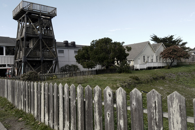 Mendocino - Fence and Tower