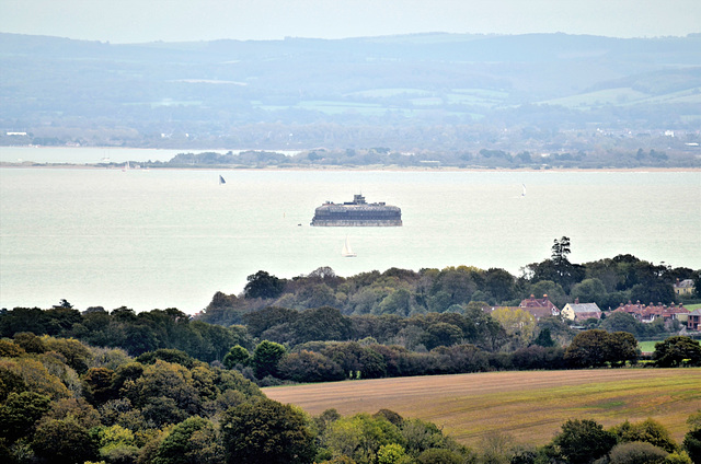 Horse Sand Fort, Spithead in the Solent