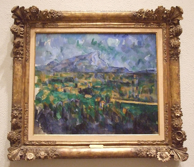 Mont Sainte-Victoire by Cezanne in the Philadelphia Museum of Art, August 2009