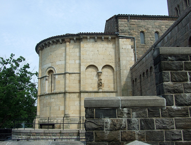 Exterior of the Apse of a Chapel in the Cloisters, June 2011