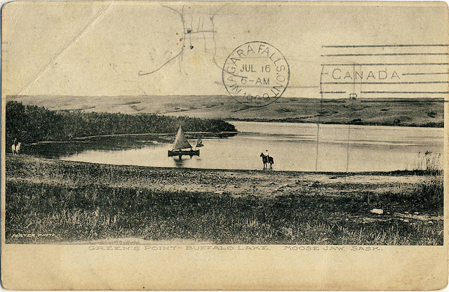 4428. Green's Point - Buffalo Lake, Moose Jaw, Sask. [c2]