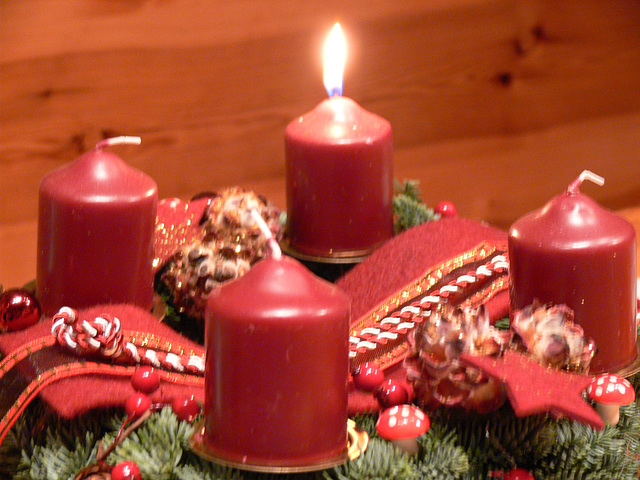 Adventskranz 2014