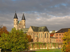 Blick zum "Kloster unserer Lieben Frauen", Magdeburg