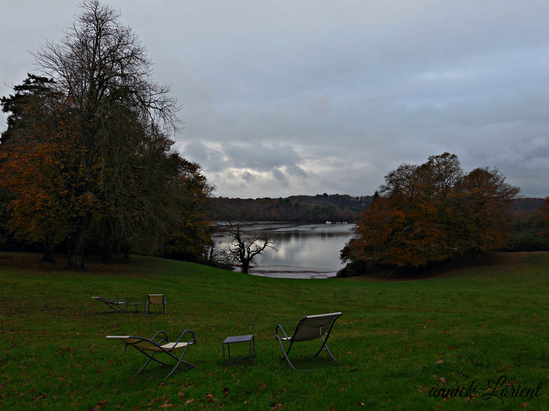 Parc du chateau de Locguénolé,