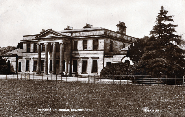 Pitcorthie House, Fife, Scotland (Demolished 1950s)