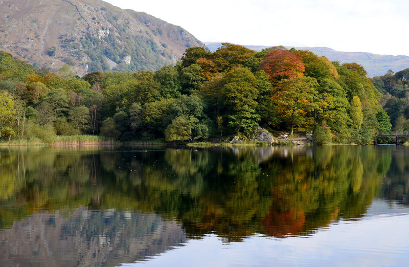 The first touch of Autumn on Grasmere