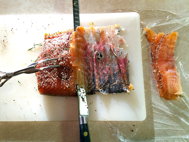 Would you care for some freshly made gravadlax?