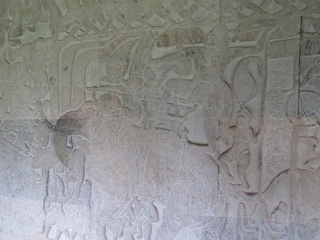 Angkor Vat, "La victoire de Vishnu sur les Asuras", 6