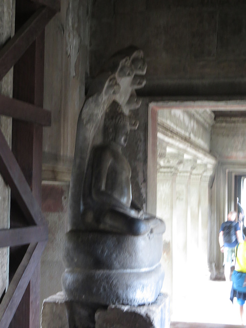 Angkor Vat : chapelle de Bouddha.