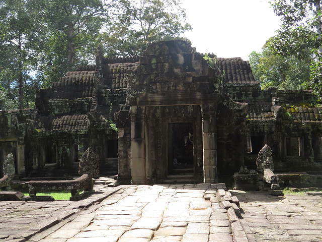 Banteay Kdei : gopura est de la 3e enceinte.