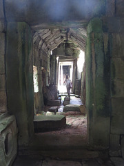 Banteay Kdei : Galerie sud de la 1e enceinte.