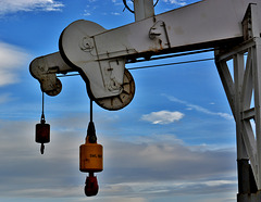 Crane.....blowing a gale but nothing moved!!