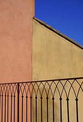Walls and railing, Le Clos de la Glycine