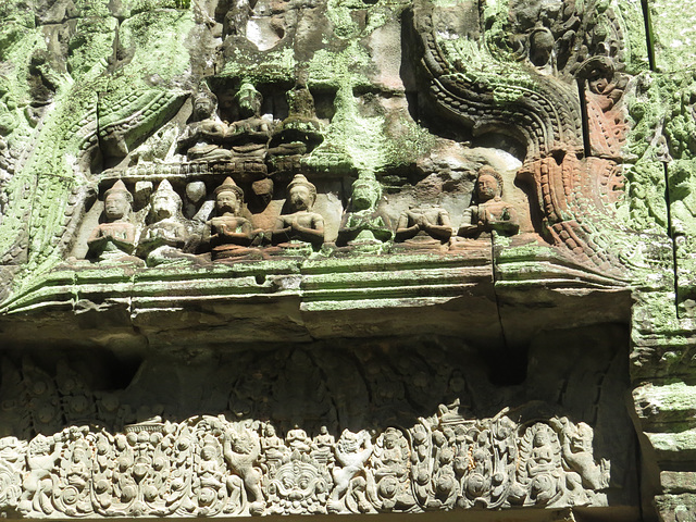 Ta Prohm : linteau.